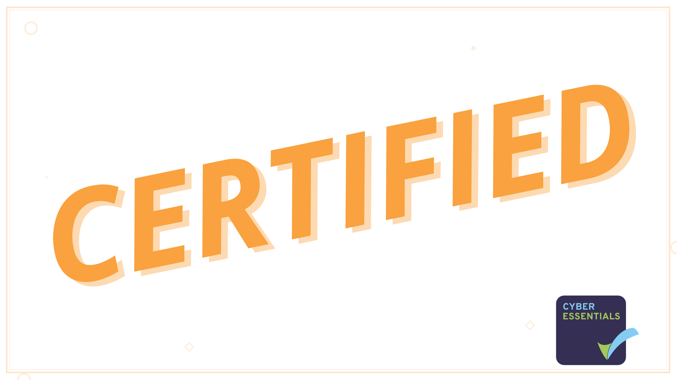 We are certified!